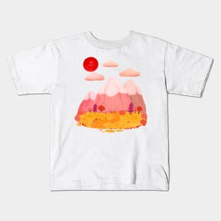 Mountain scenery Kids T-Shirt